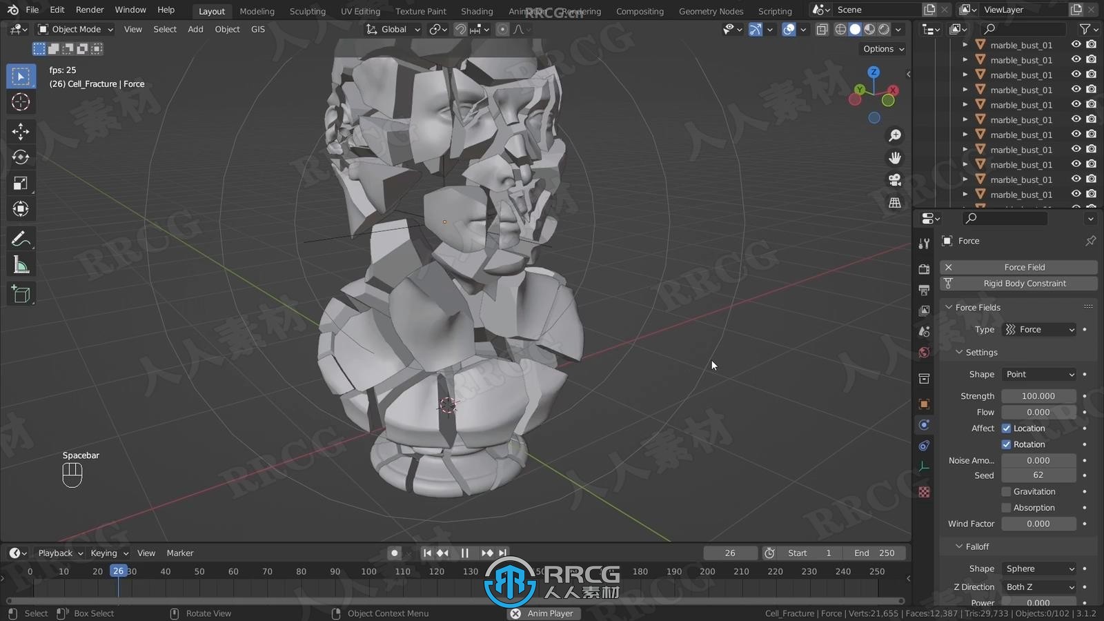 Blender动画与渲染特效实例制作视频教程