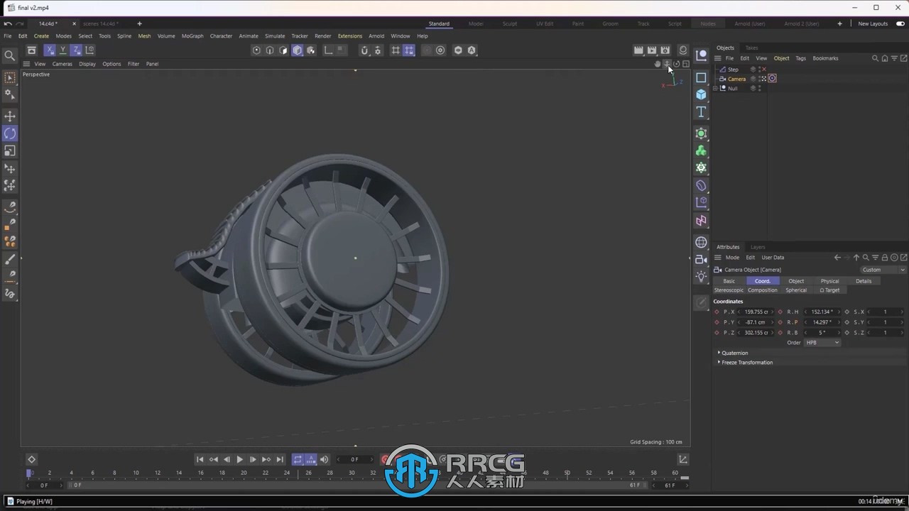 C4D与Arnold电竞座椅完整制作工作流程视频教程