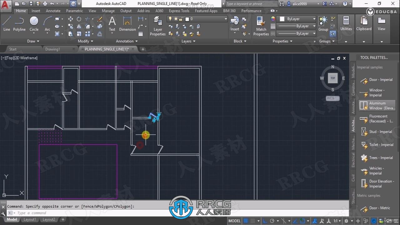 AutoCAD建筑布局设计大师班视频教程