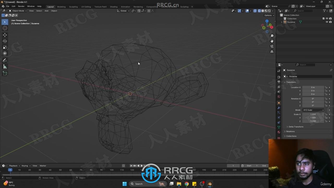 Blender 3D建模基础技能训练视频教程