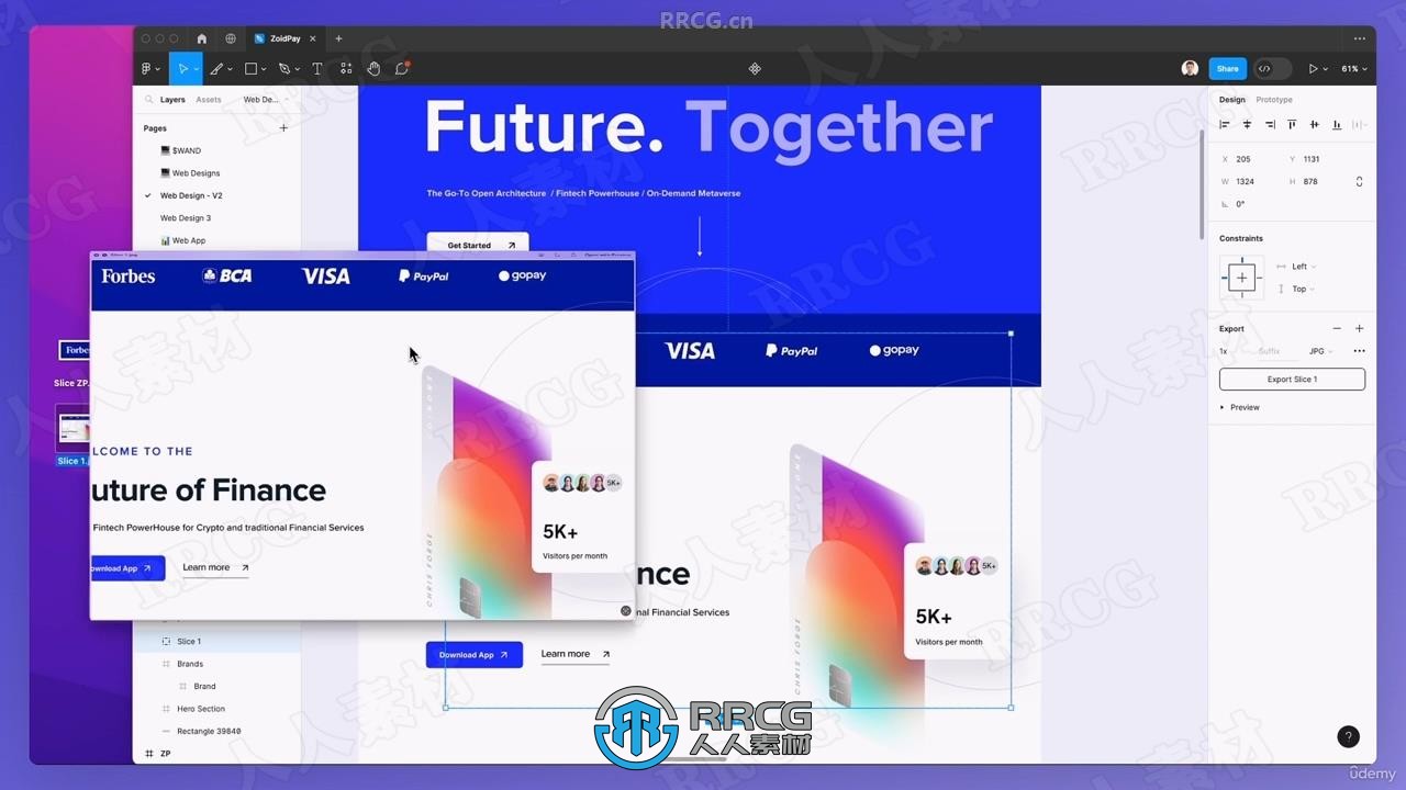 Figma UI用户体验设计核心要点训练视频教程