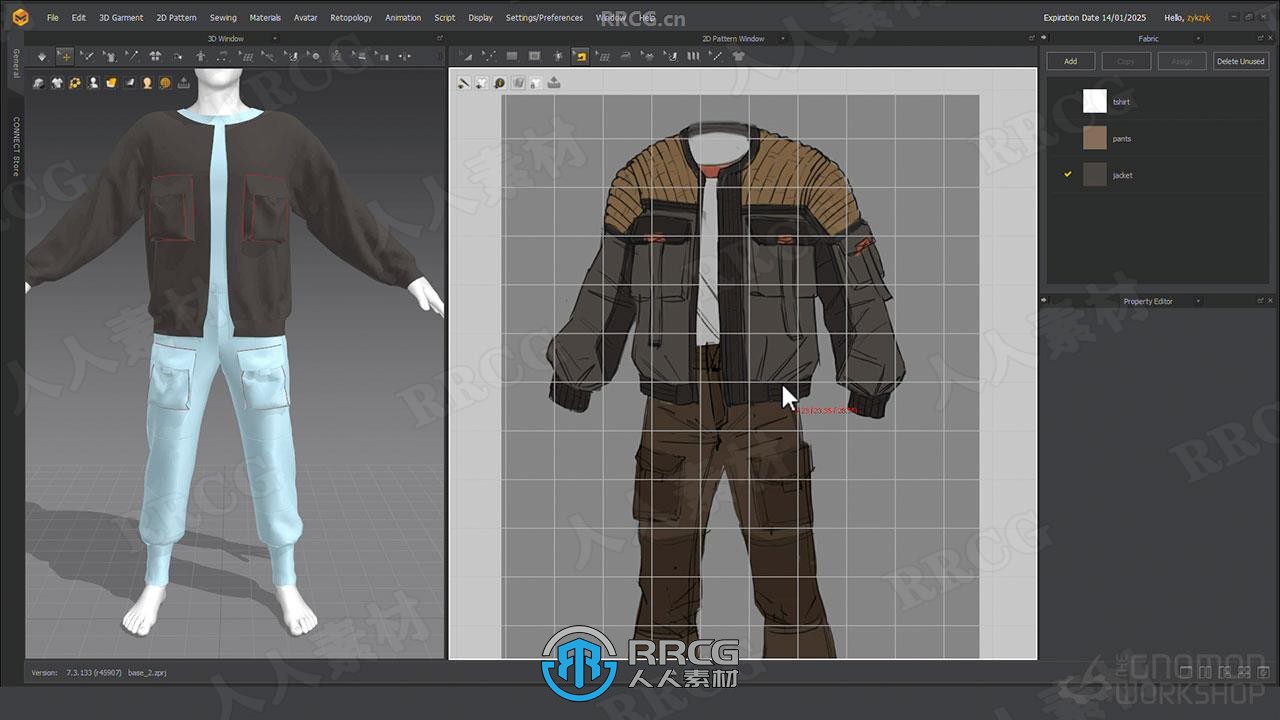 Marvelous Designer 3A级游戏角色服装设计视频教程