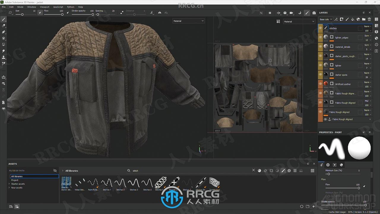 Marvelous Designer 3A级游戏角色服装设计视频教程