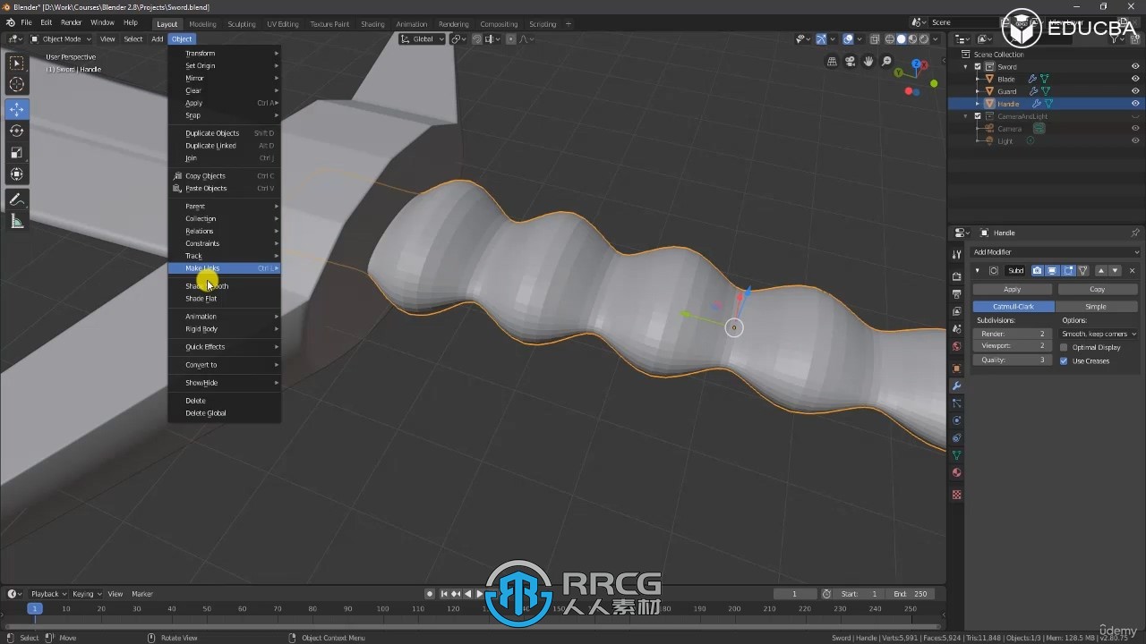 Blender实用建模技能完全精通训练视频教程