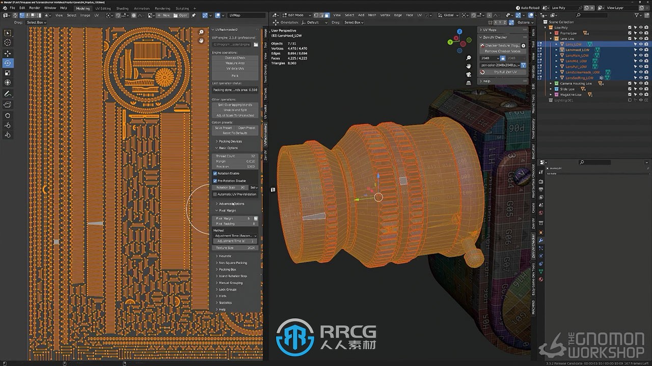 Blender次世代游戏武器道具制作工作流视频教程