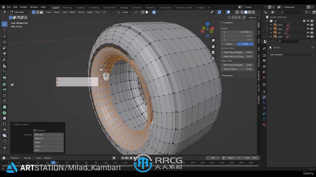 Blender迈凯轮F1MCL36赛车制作完整流程视频教程