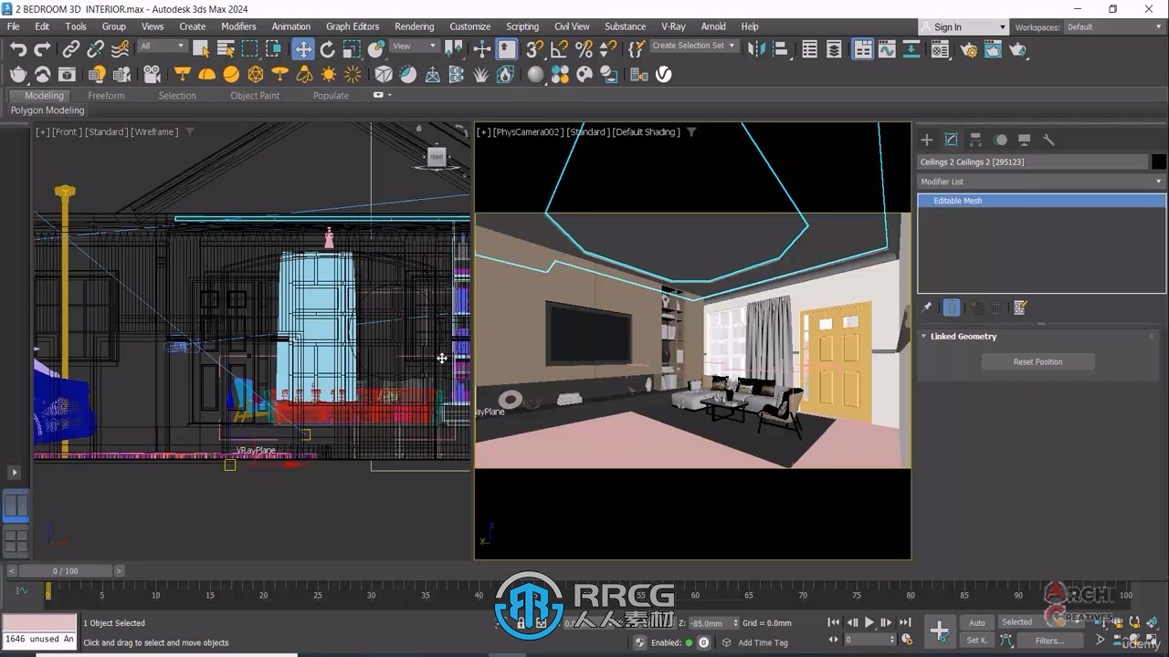 3dsMax与V-Ray 6室内外逼真渲染技术视频教程