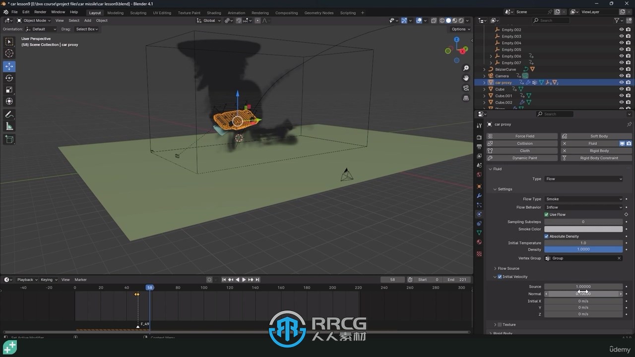 Blender爆炸破坏物理模拟特效制作视频教程