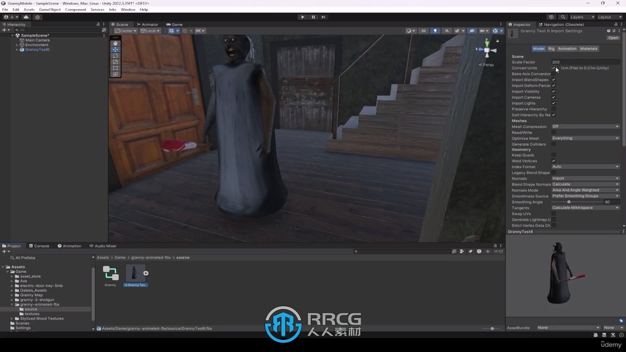 Unity3D鬼屋恐怖手机游戏开发制作视频教程