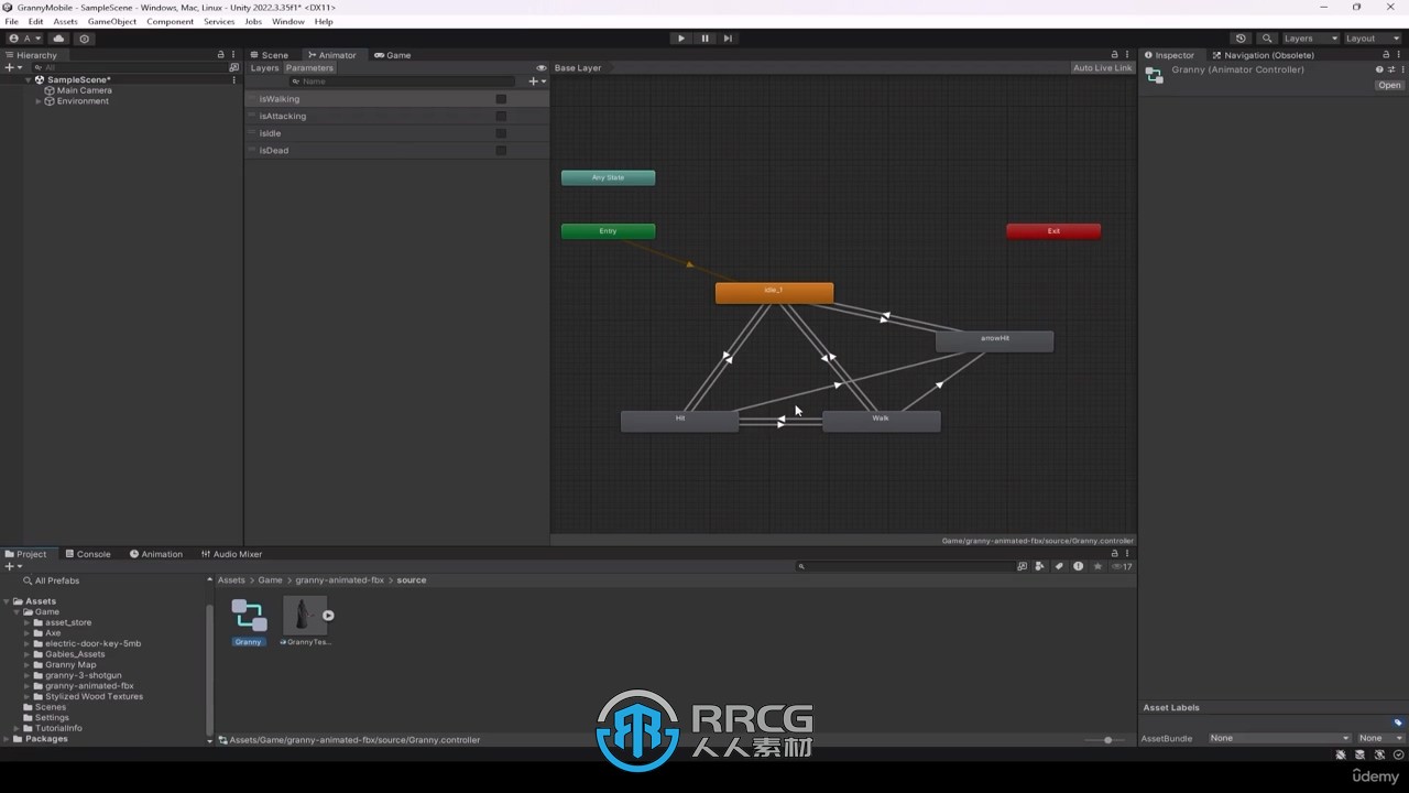 Unity3D鬼屋恐怖手机游戏开发制作视频教程