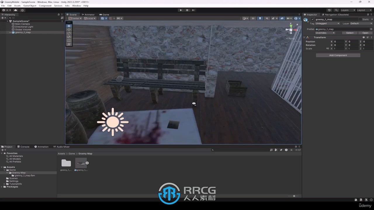 Unity3D鬼屋恐怖手机游戏开发制作视频教程