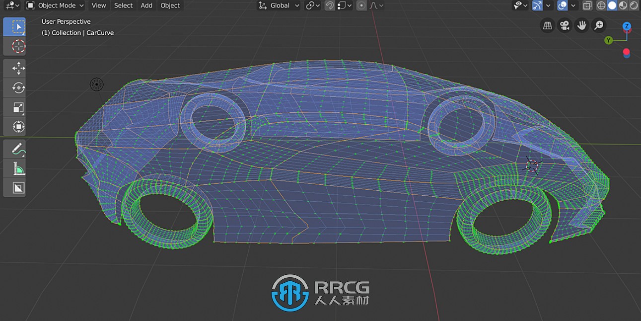 Curves to mesh贝塞尔曲线表面建模Blender插件V2.8.1版