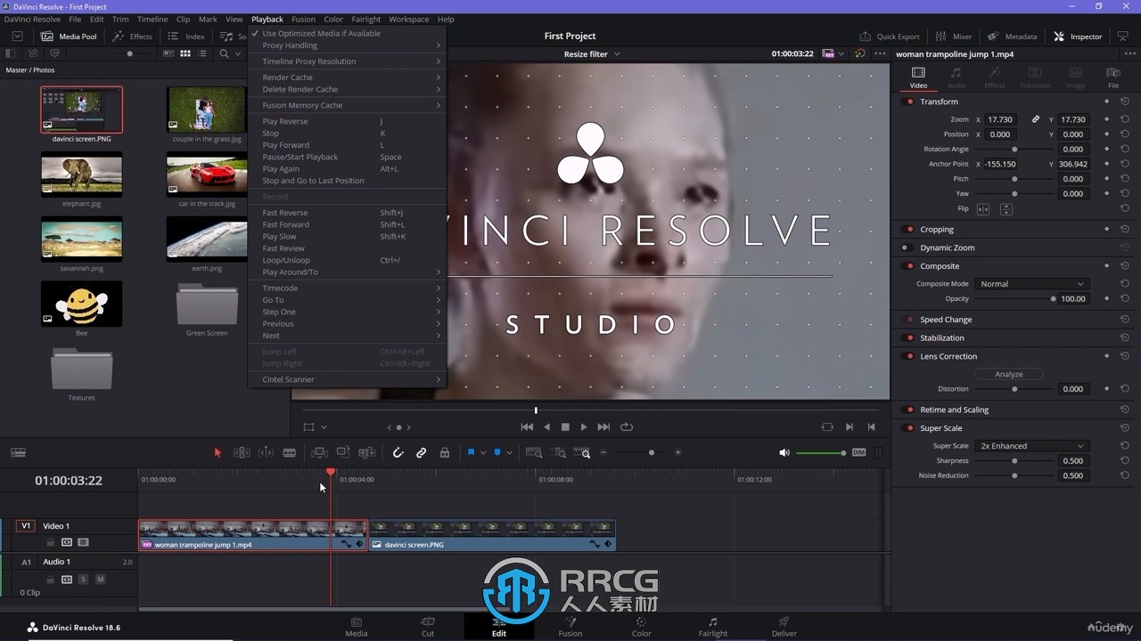 DaVinci Resolve 18视频编辑深入学习训练视频教程