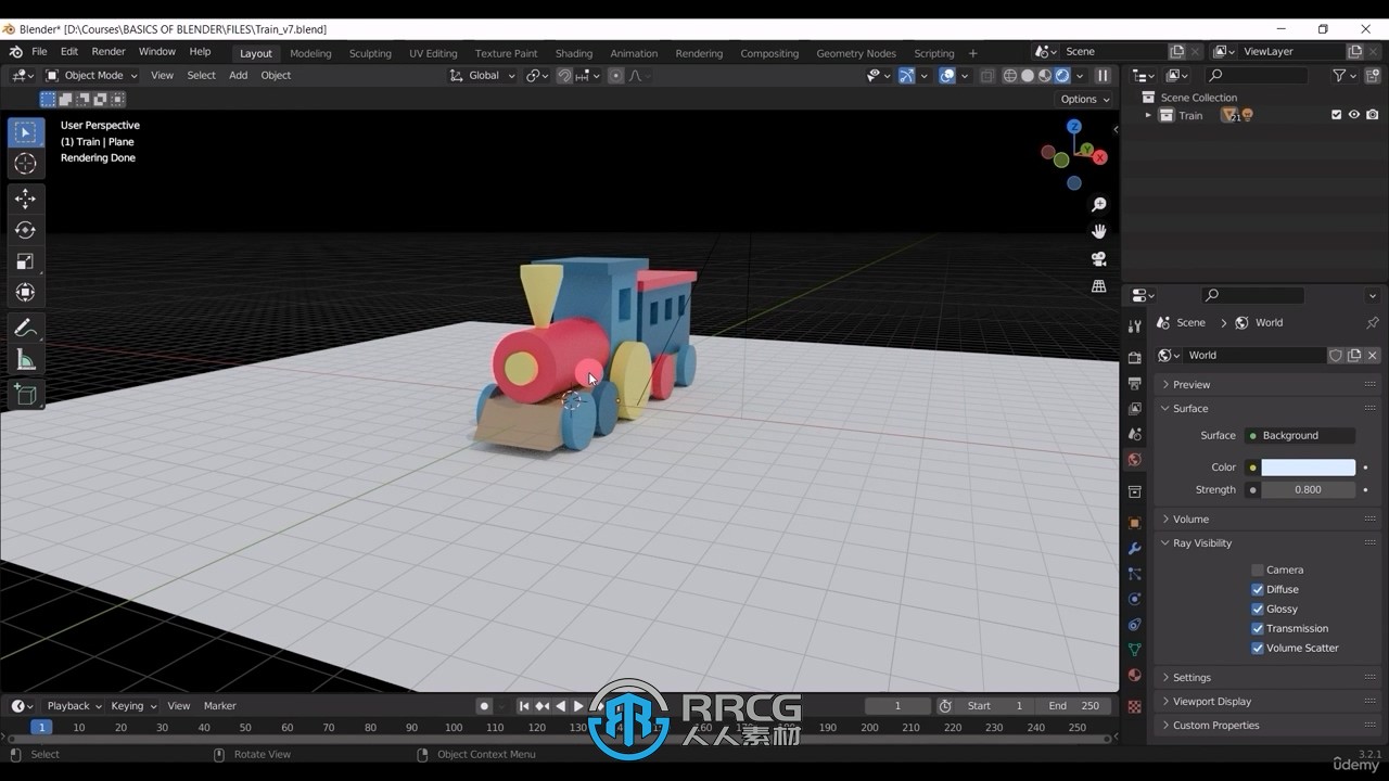 Blender国际象棋3D建模制作流程视频教程