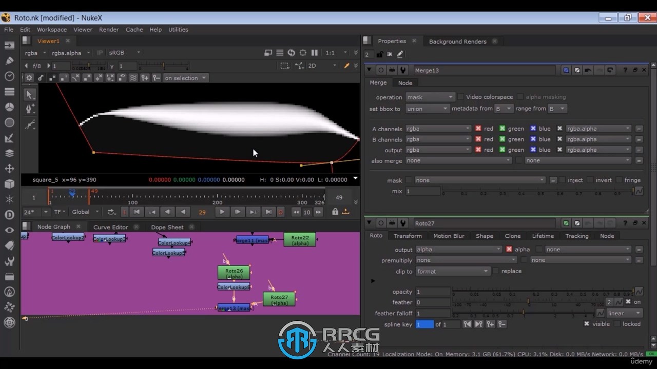 Nuke VFX视觉特效从入门到精通视频教程第1和2季