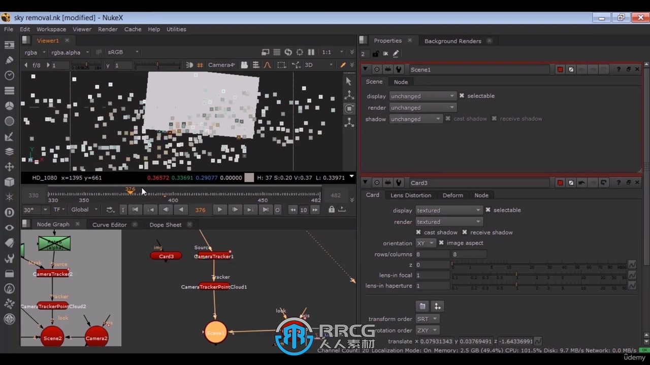 Nuke VFX视觉特效从入门到精通视频教程第3季