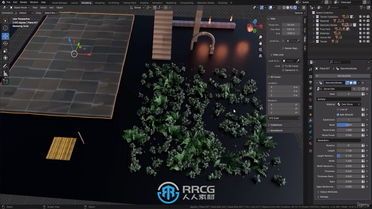 Blender 4模块化建模与Kitbash环境场景制作视频教程