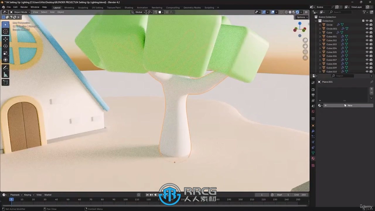 Blender初次接触基础入门训练视频教程