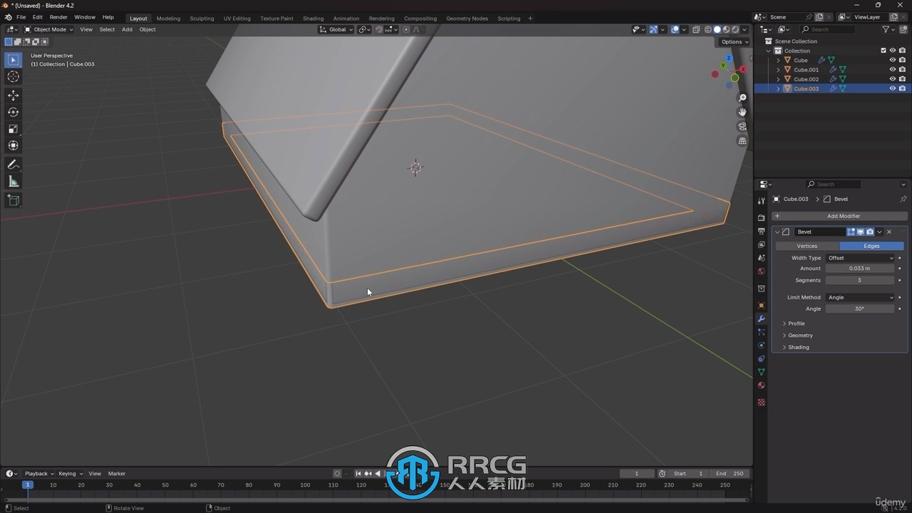 Blender初次接触基础入门训练视频教程