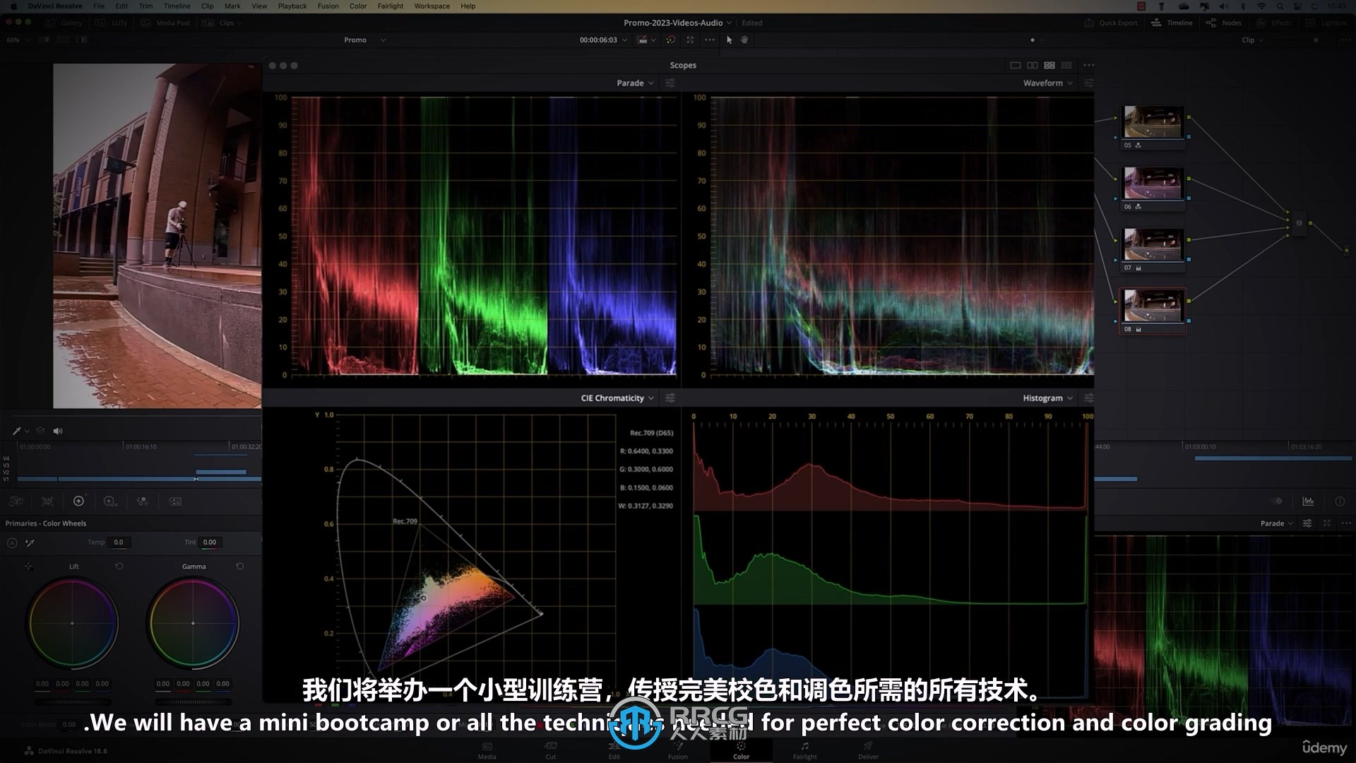 【中文字幕】DaVinci Resolve达芬奇视频剪辑从入门到精通视频教程