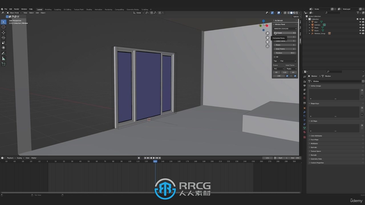 Blender现代风格室内设计技术视频教程