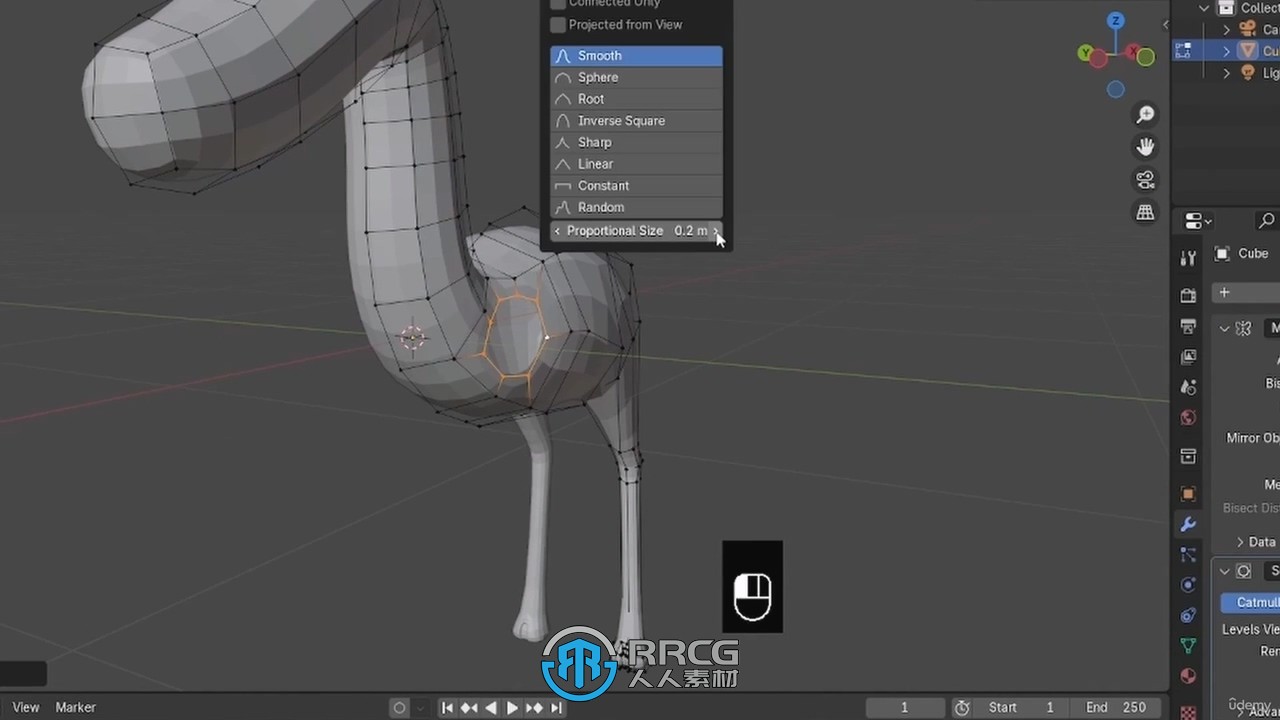 Blender 3D卡通动物角色建模初学者指南视频教程