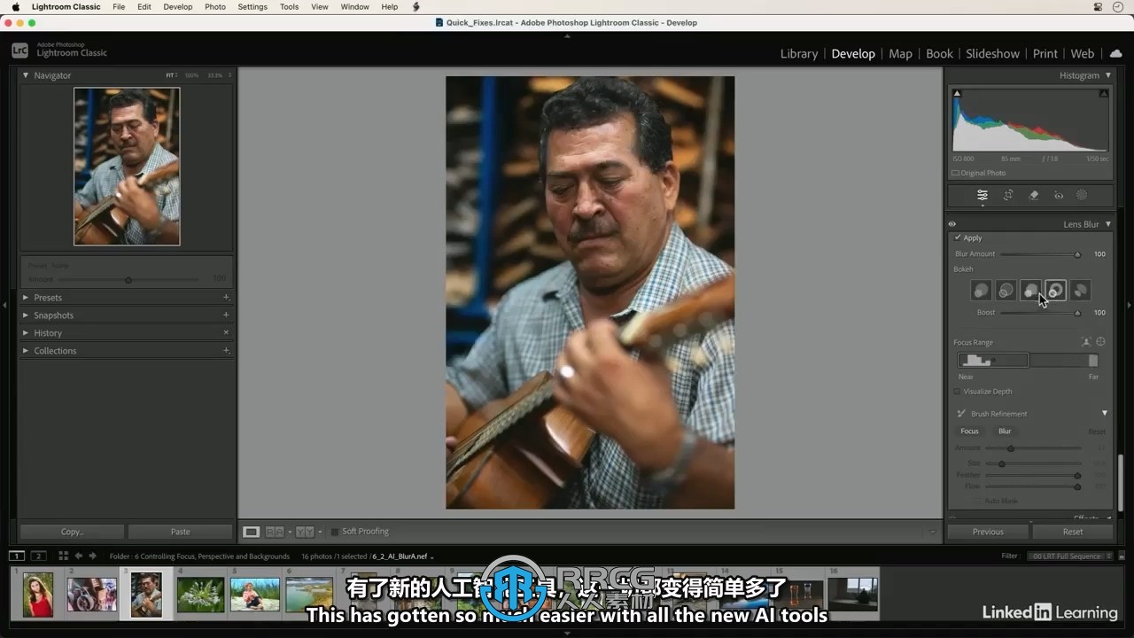 【中文字幕】Lightroom Classic照片快速修复小技巧训练视频教程
