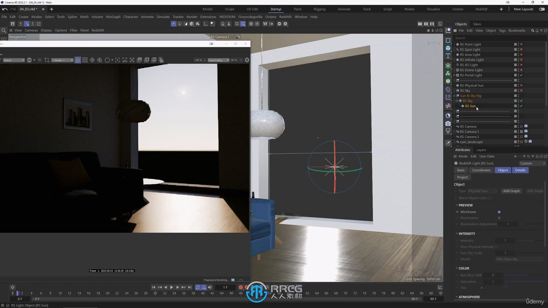 C4D中Redshift渲染技术大师班视频教程