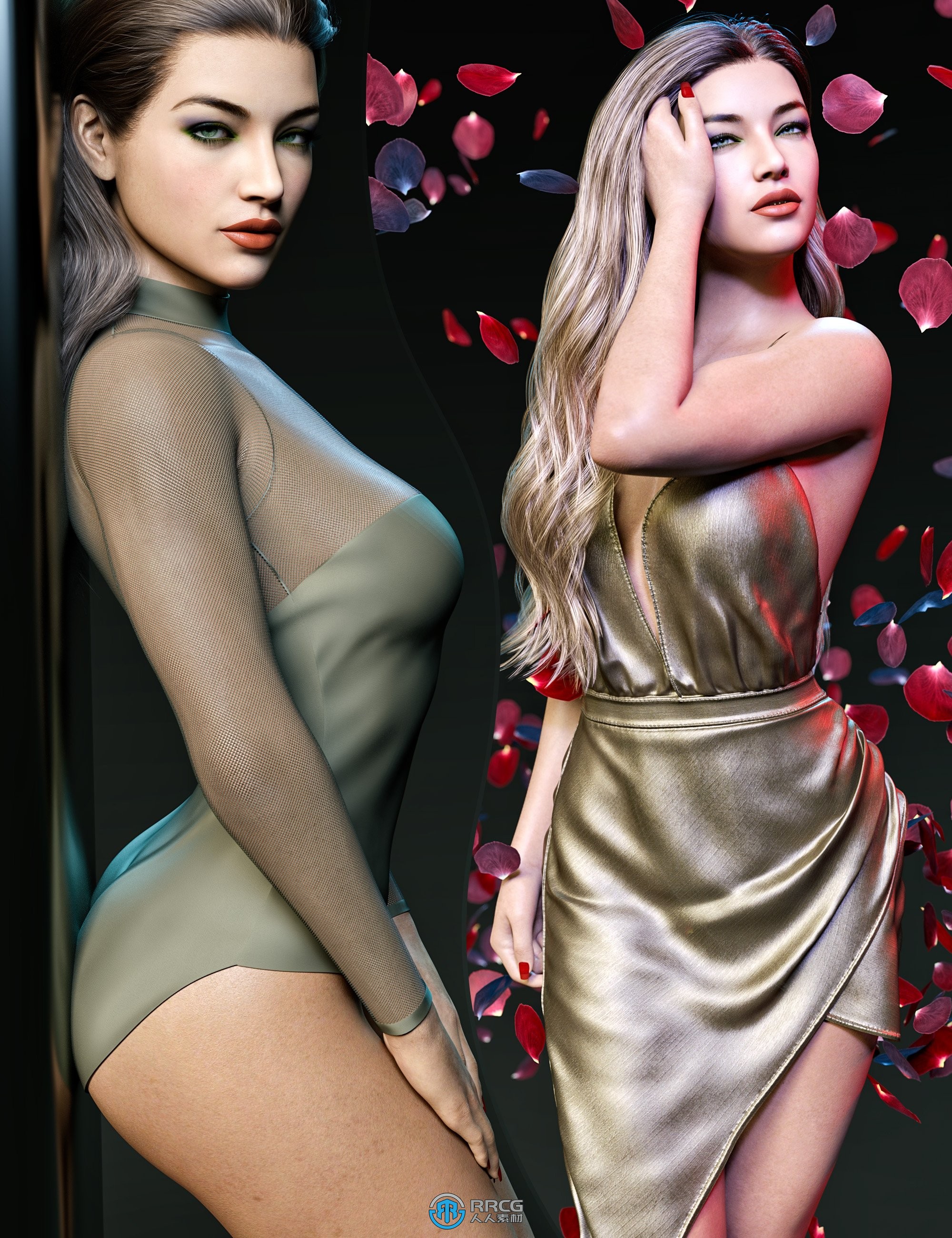 Daz3D各类角色3D模型合集2024年第十六季