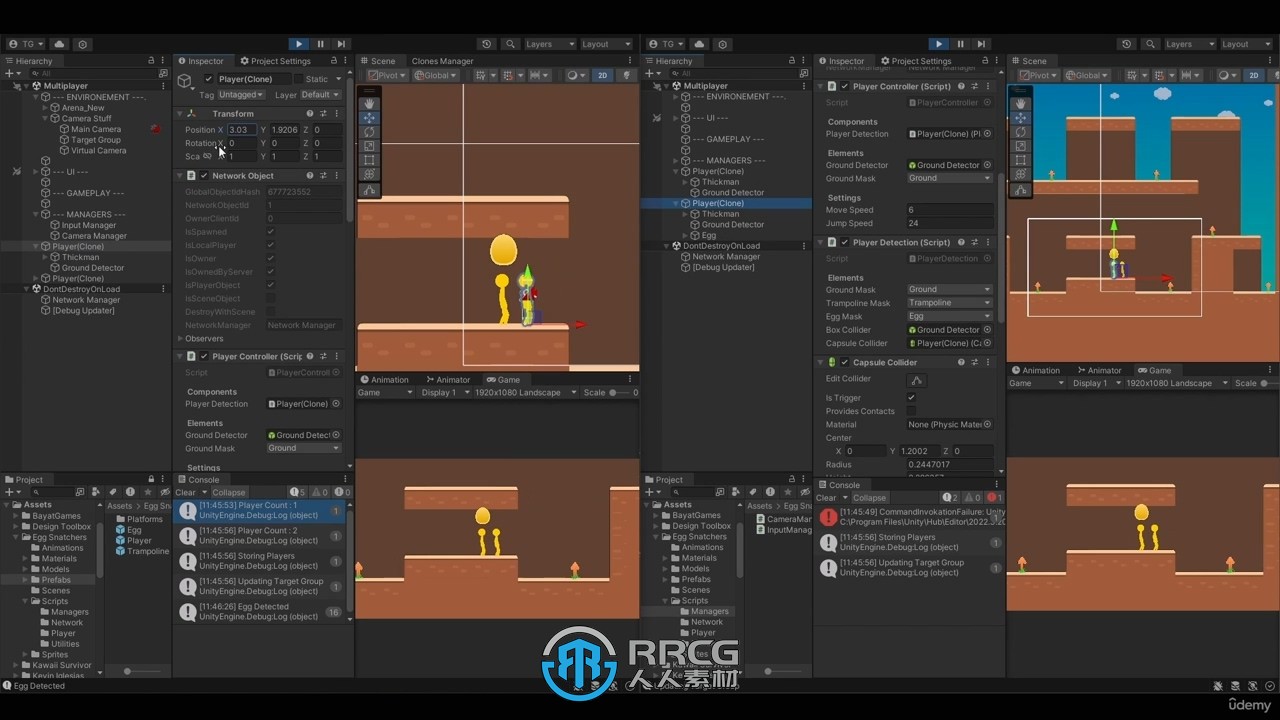 Unity抢蛋人手游完整制作流程视频教程