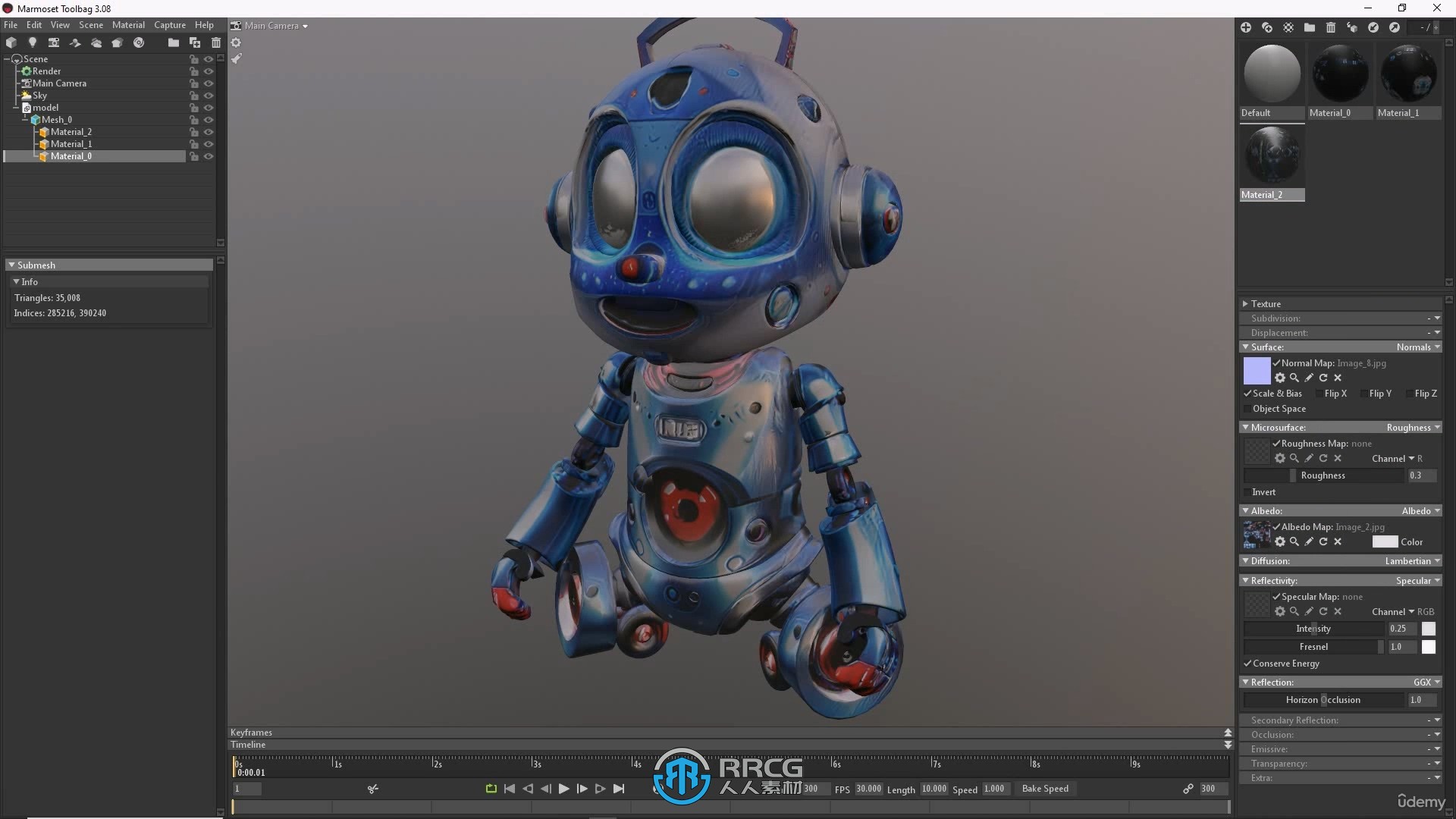 【中文字幕】Meshy AI人工智能3D模型与PBR材质制作视频教程