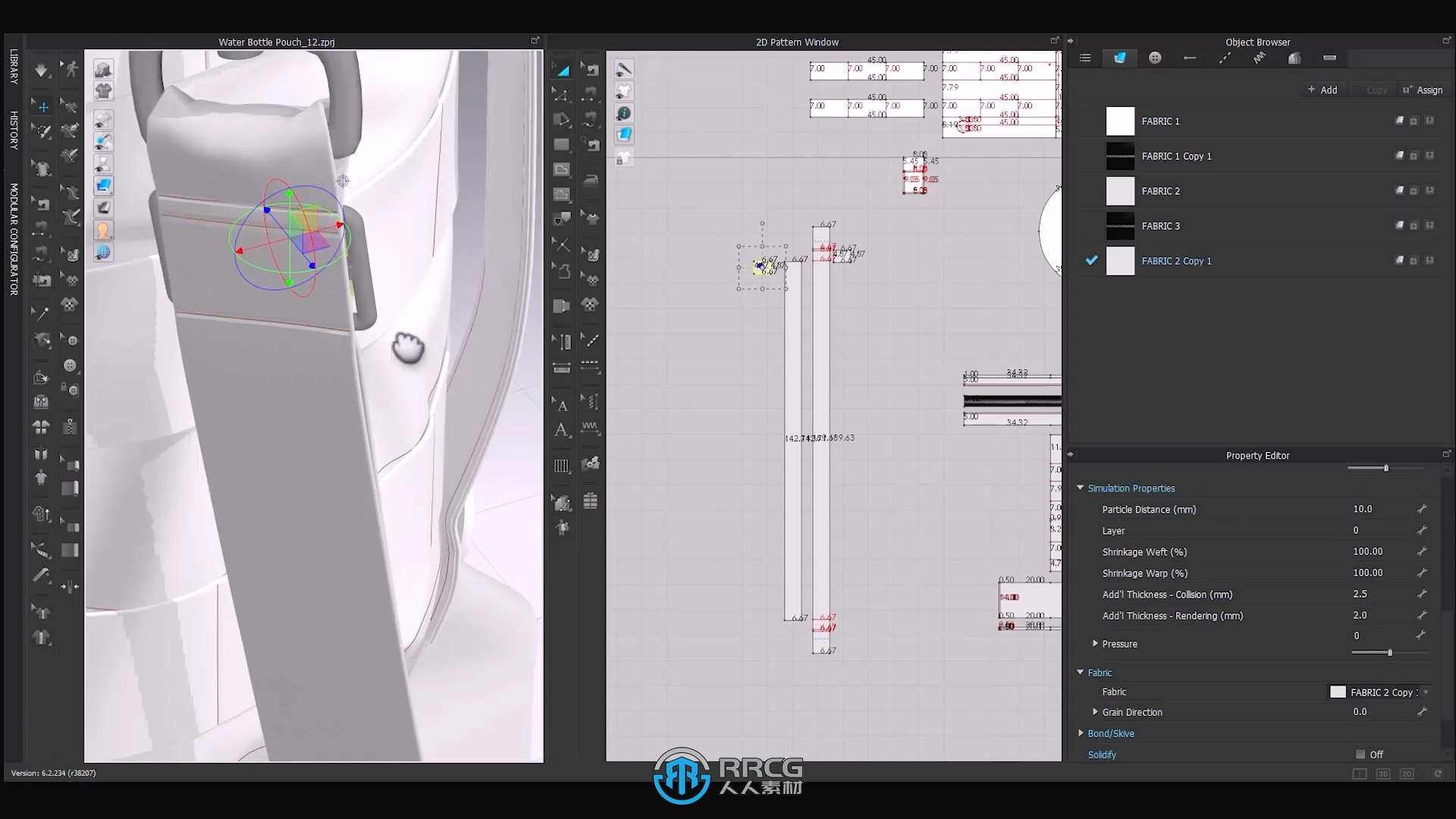 Clo3D与MD户外登山背包制作流程视频教程