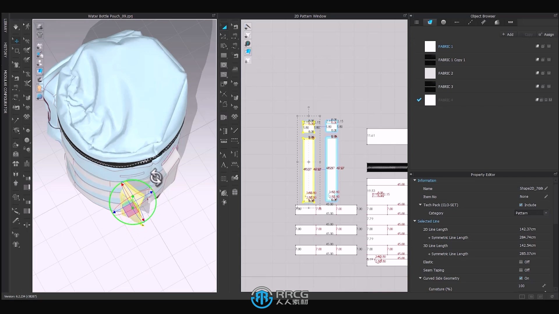 Clo3D与MD户外登山背包制作流程视频教程