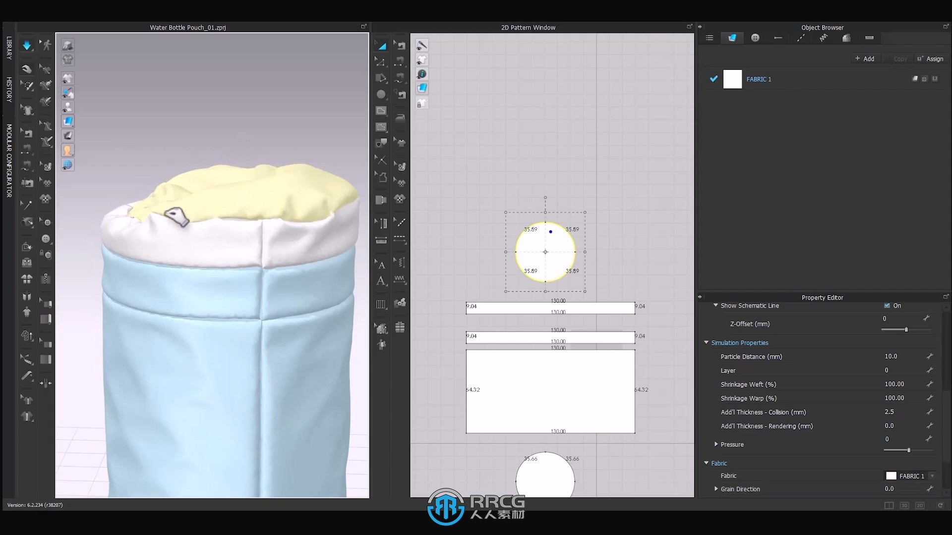 Clo3D与MD户外登山背包制作流程视频教程