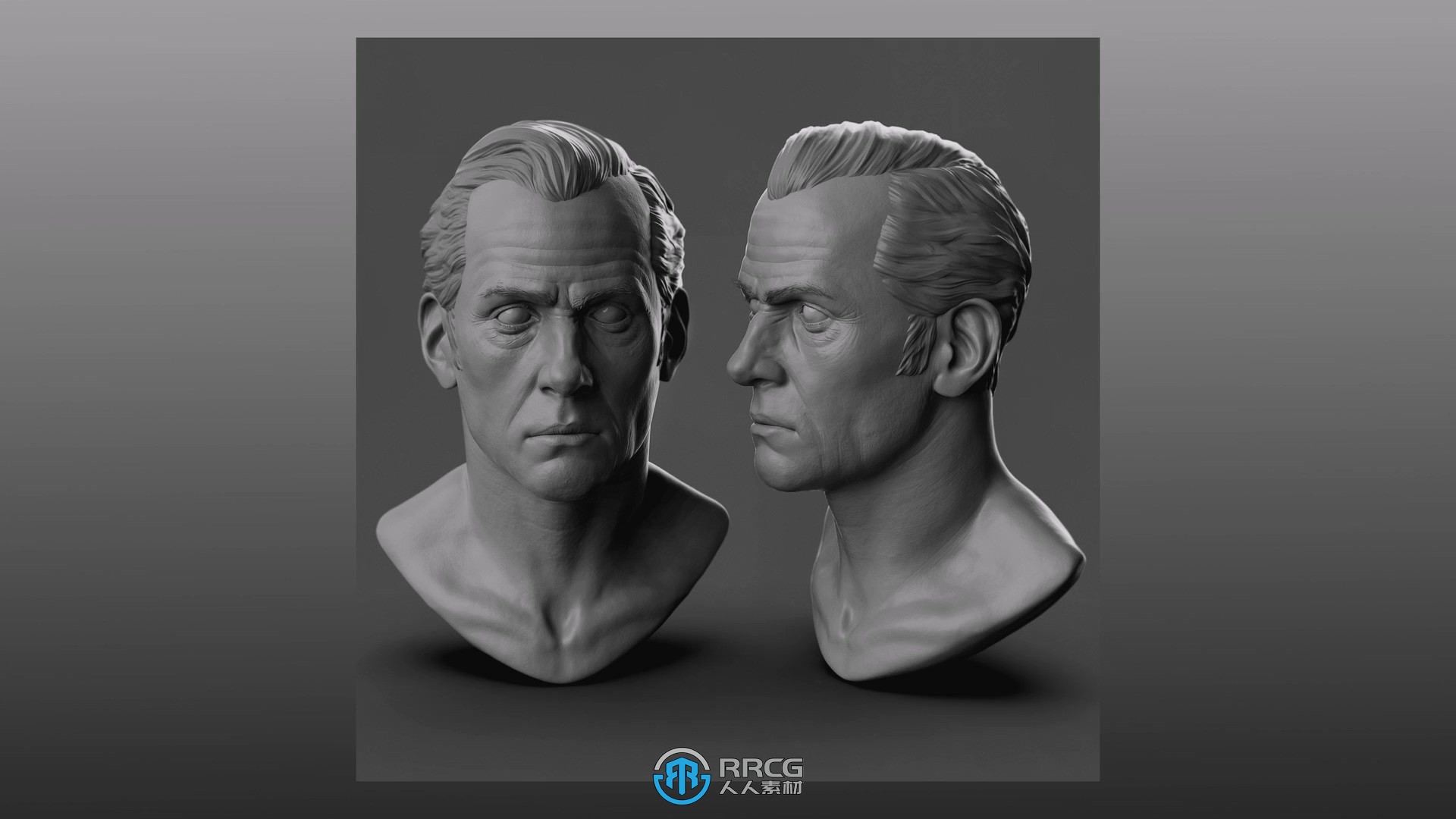 ZBrush与KeyShot逼真人物肖像制作视频教程