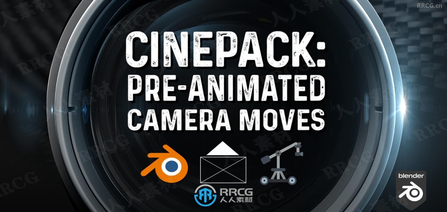 Cinepack预制动画摄像机动作预设Blender插件V4.2.2.1版