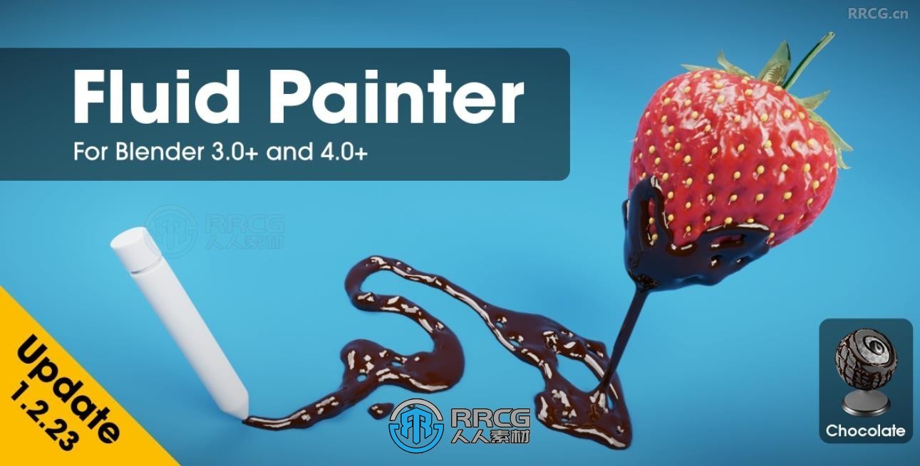 Fluid Painter流体绘制表面Blender插件V1.3.21版