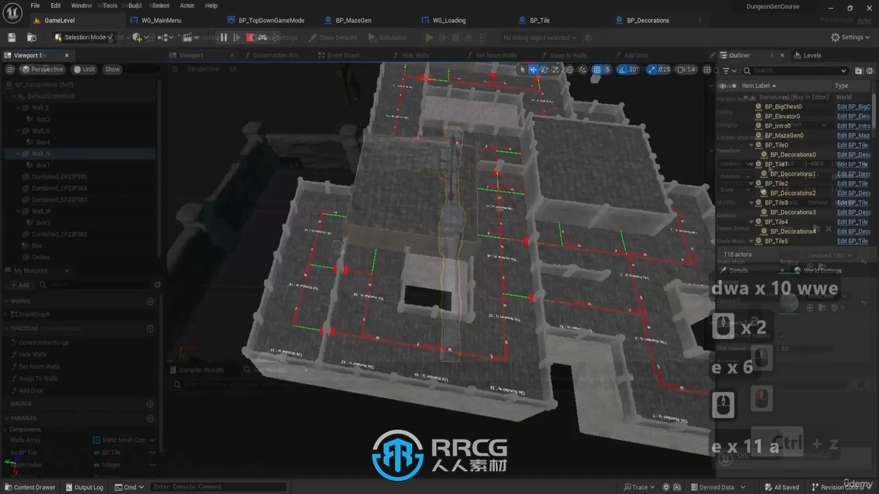 UE5暗黑地牢风格ARPG动作游戏制作视频教程