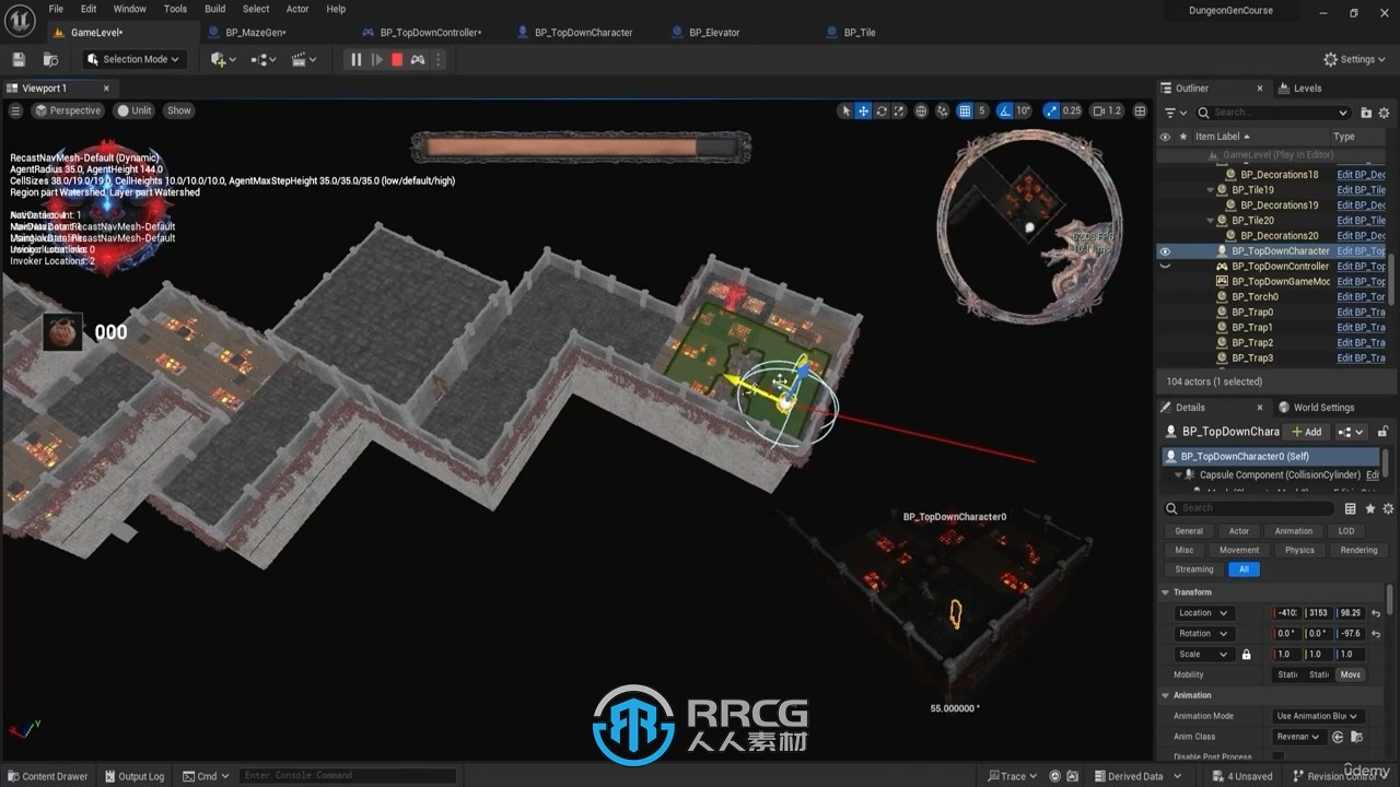 UE5暗黑地牢风格ARPG动作游戏制作视频教程