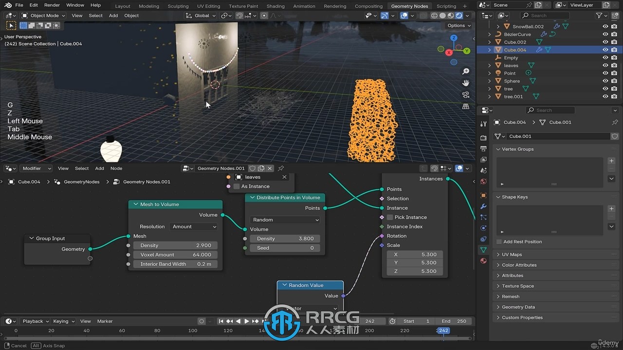 Blender物理特效模拟动画终极训练视频教程