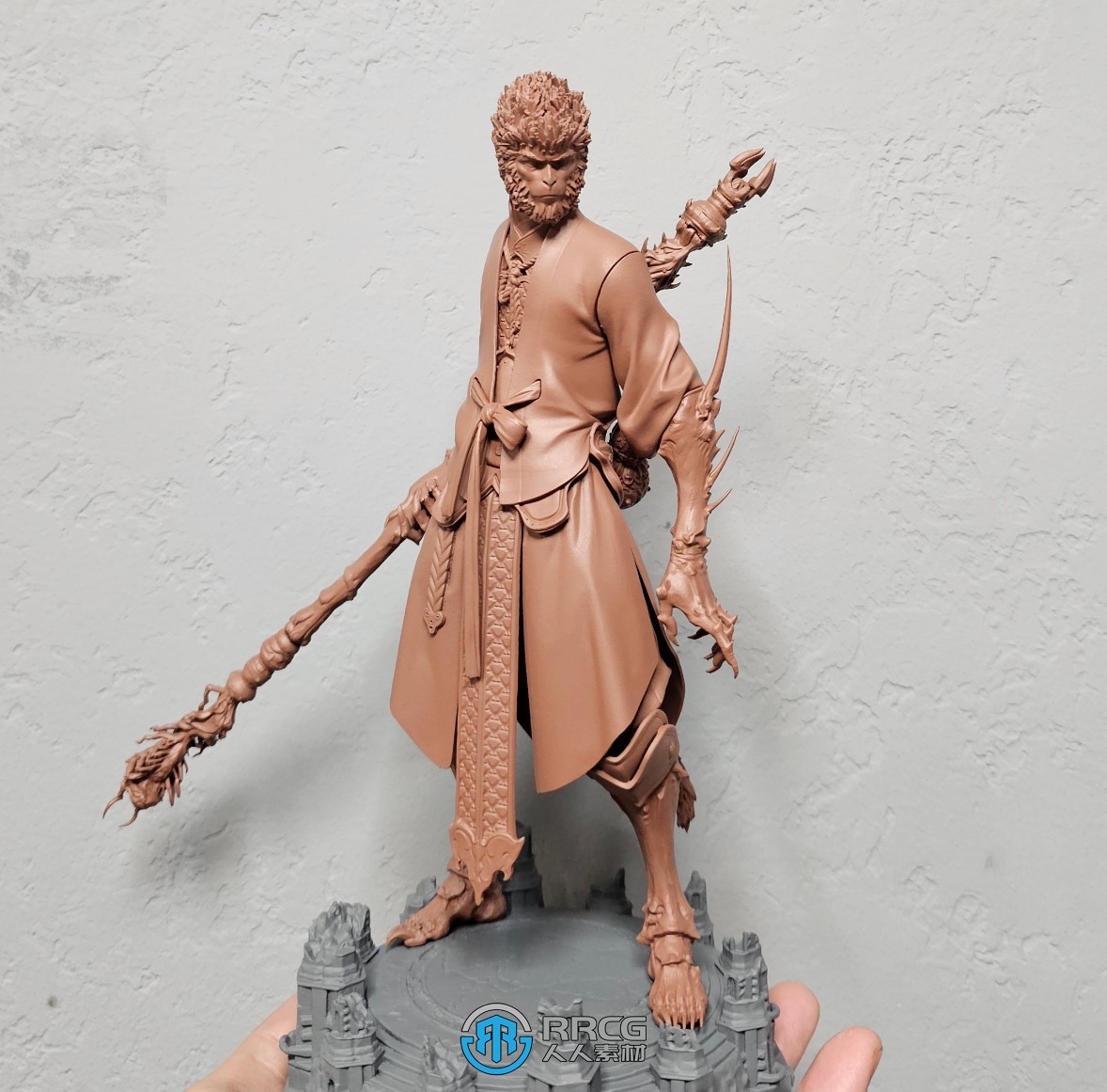 孙悟空Sun Wukong《黑神话：悟空》游戏角色雕刻手办3D打印模型