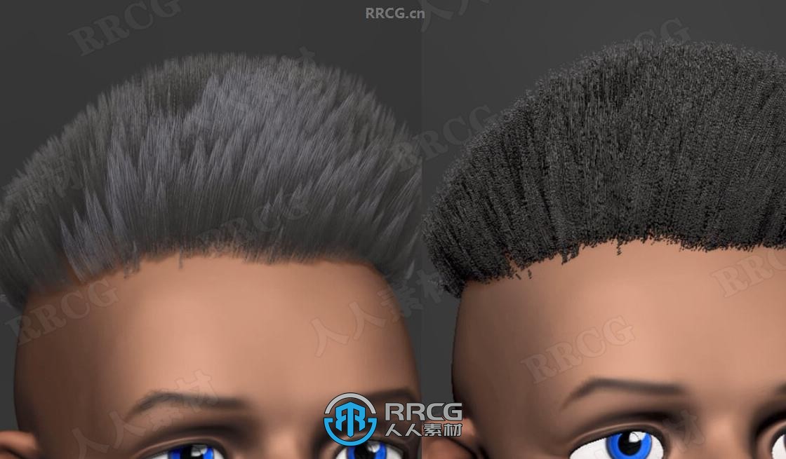 Real-time Hair实时头发制作ZBrush插件V2版