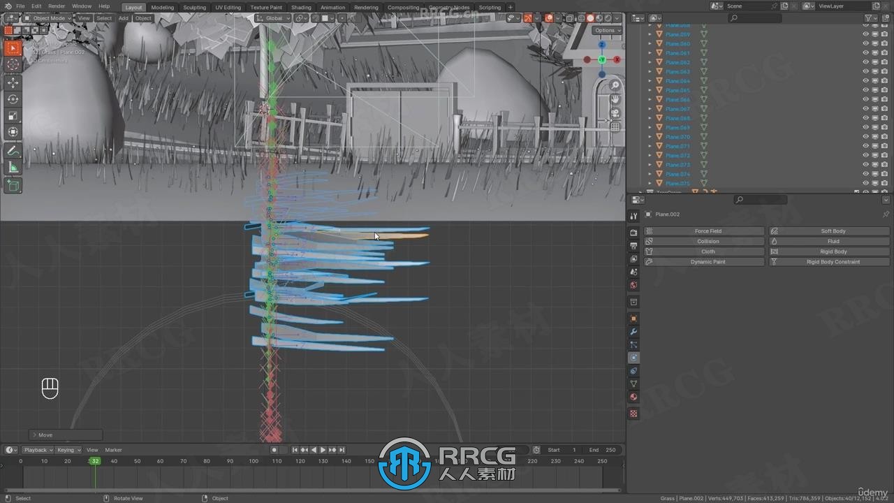 Blender建模与动画初学者入门训练视频教程