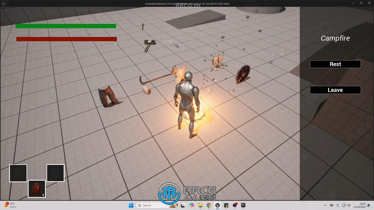 UE5魂类动作RBG游戏实时战斗系统制作视频教程 A Souls Like Combat System In Unreal