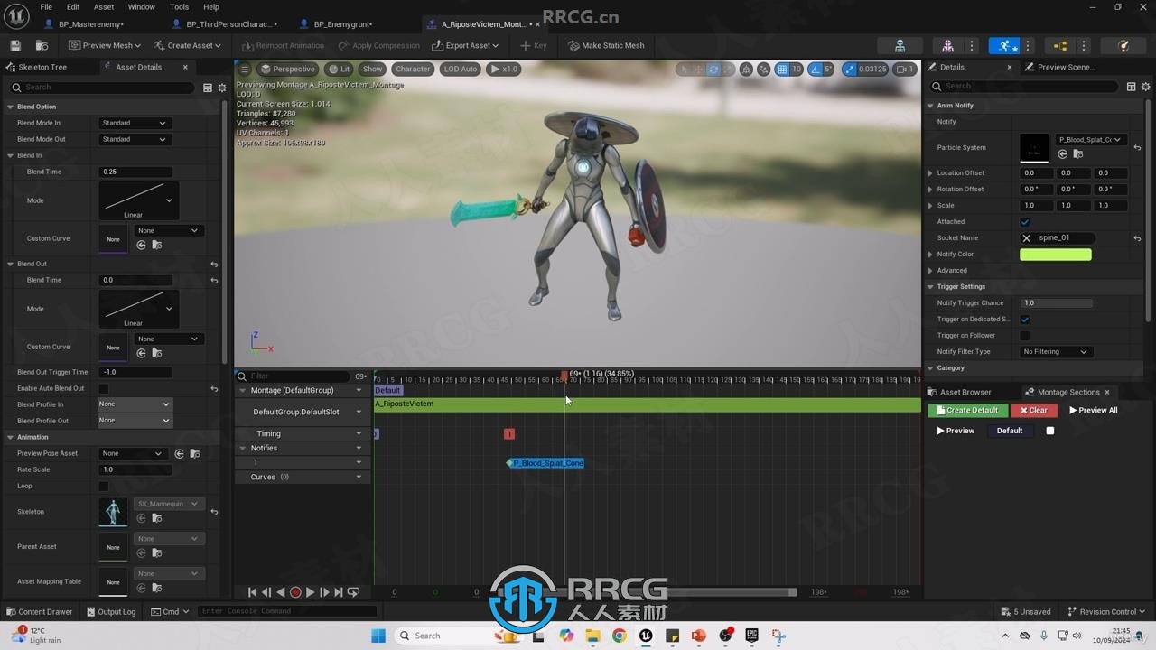 UE5魂类动作RBG游戏实时战斗系统制作视频教程 A Souls Like Combat System In Unreal