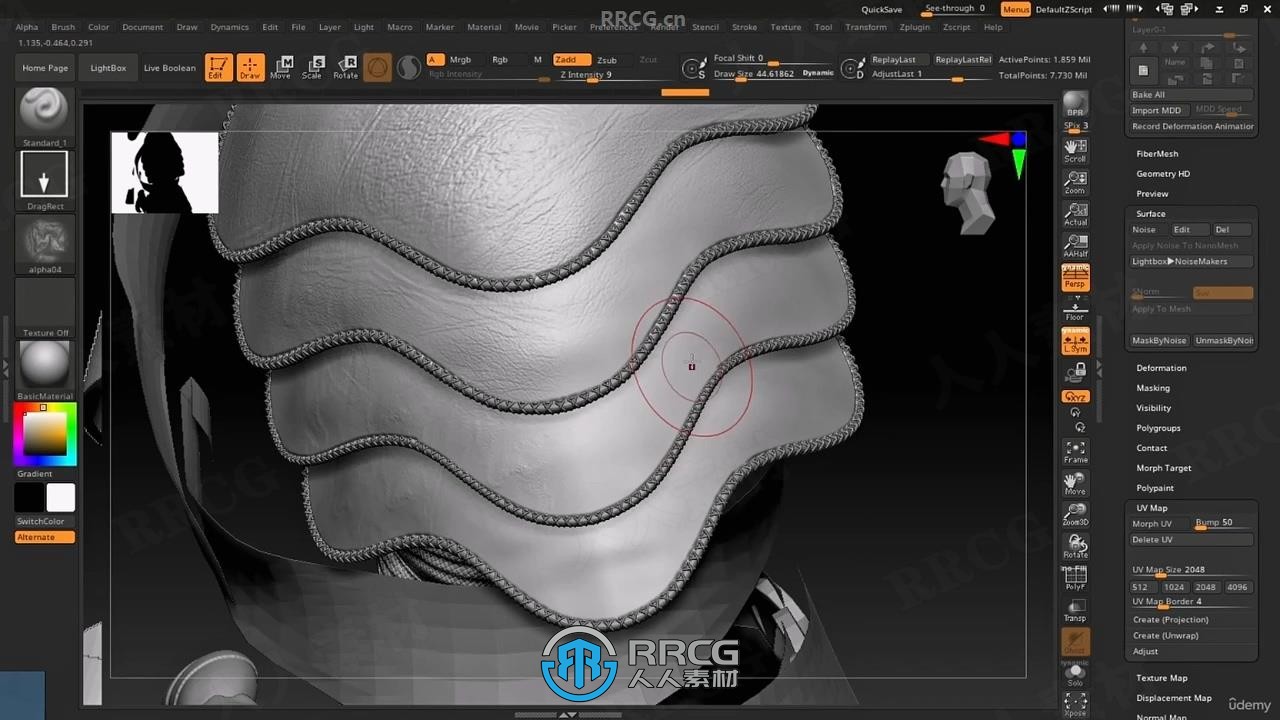 Zbrush角色解剖学雕刻建模核心技术训练视频教程