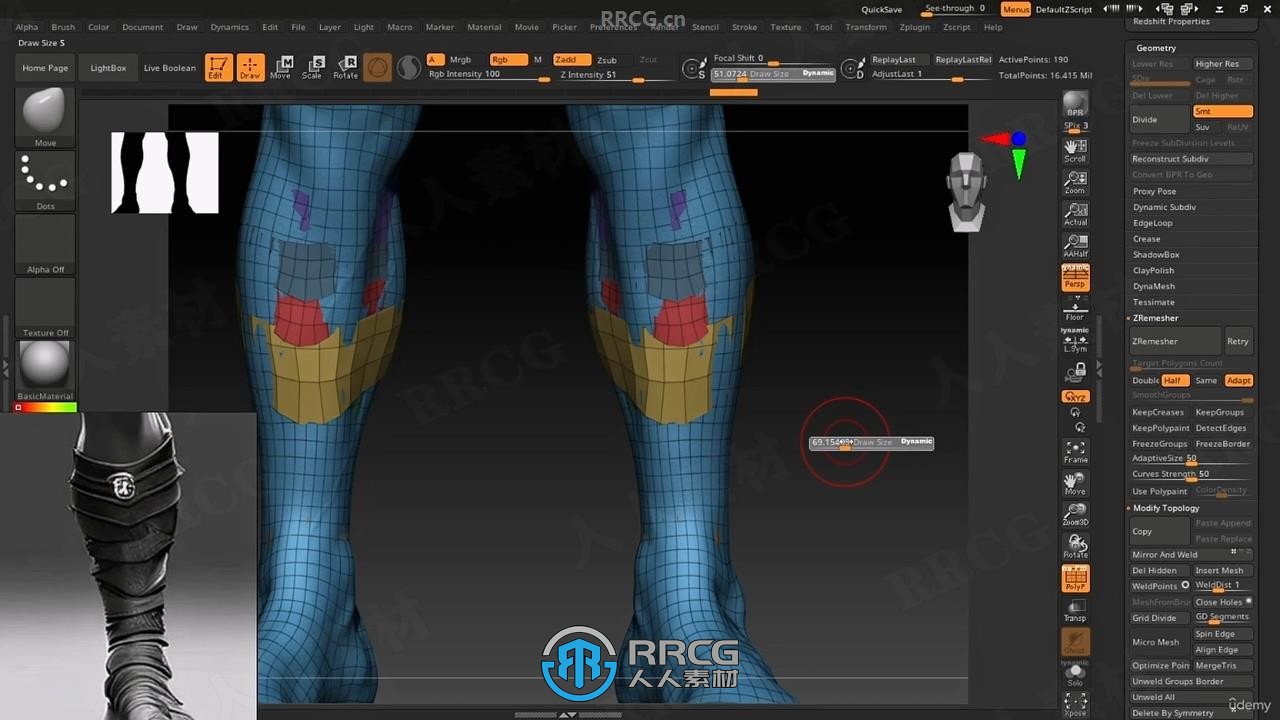 Zbrush角色解剖学雕刻建模核心技术训练视频教程