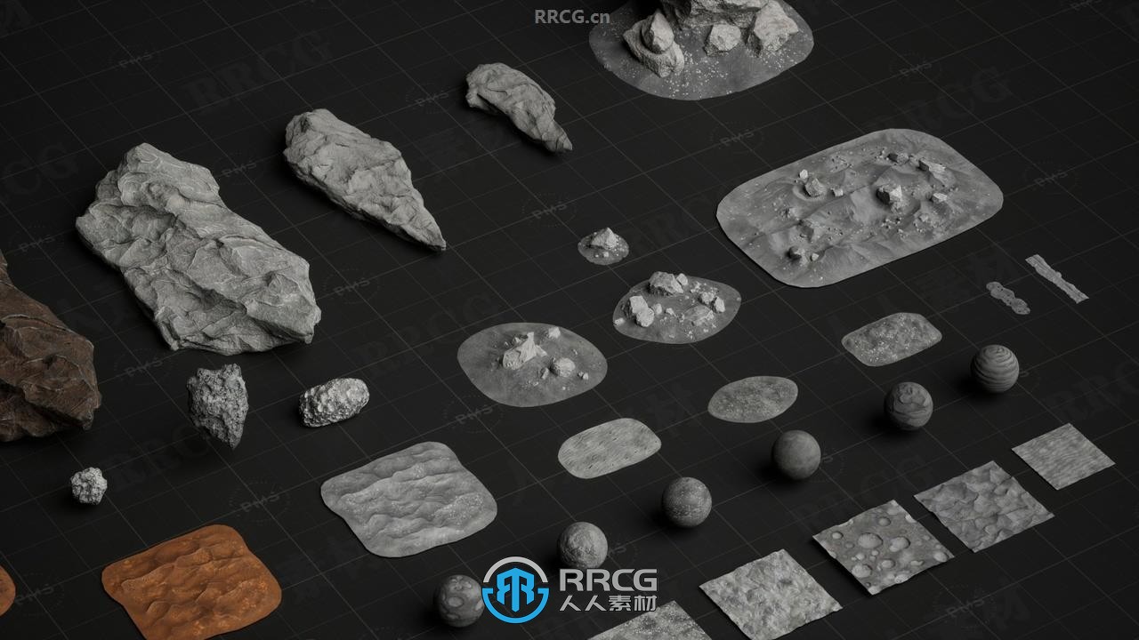 太空星球探险人物与地形环境场景大型UE游戏素材