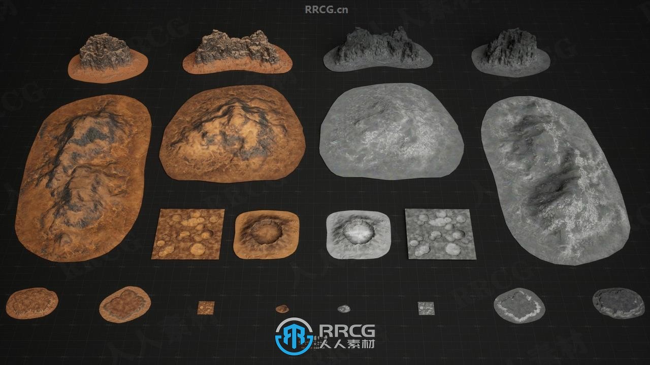 太空星球探险人物与地形环境场景大型UE游戏素材