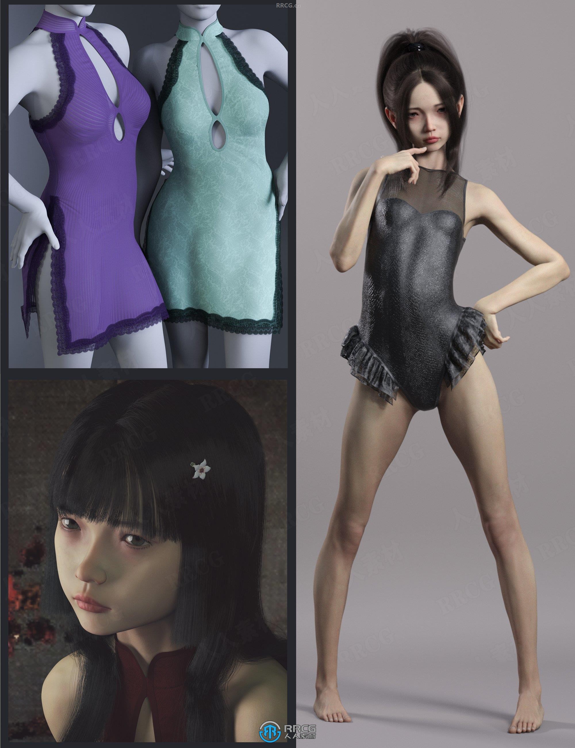 Daz3D各类角色3D模型合集2024年第十八季